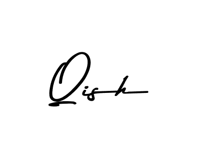 You should practise on your own different ways (Asem Kandis PERSONAL USE) to write your name (Qish) in signature. don't let someone else do it for you. Qish signature style 9 images and pictures png