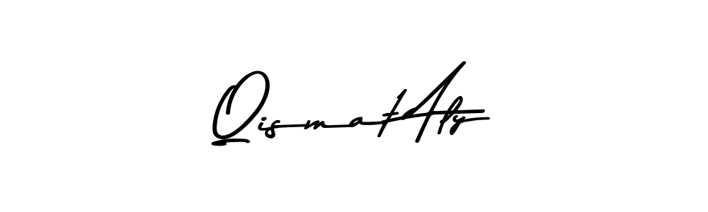 You should practise on your own different ways (Asem Kandis PERSONAL USE) to write your name (Qismat Aly) in signature. don't let someone else do it for you. Qismat Aly signature style 9 images and pictures png