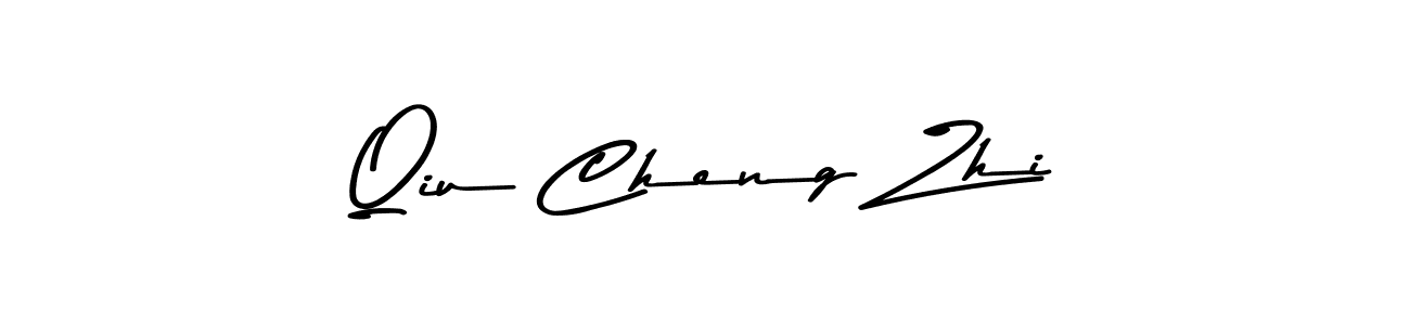 Create a beautiful signature design for name Qiu Cheng Zhi. With this signature (Asem Kandis PERSONAL USE) fonts, you can make a handwritten signature for free. Qiu Cheng Zhi signature style 9 images and pictures png