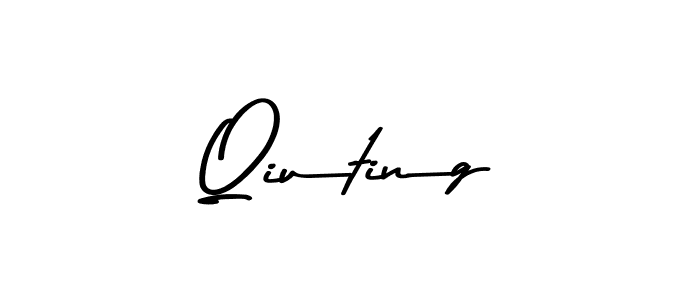 You should practise on your own different ways (Asem Kandis PERSONAL USE) to write your name (Qiuting) in signature. don't let someone else do it for you. Qiuting signature style 9 images and pictures png
