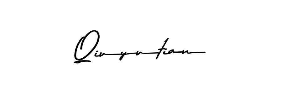 Asem Kandis PERSONAL USE is a professional signature style that is perfect for those who want to add a touch of class to their signature. It is also a great choice for those who want to make their signature more unique. Get Qiuyutian name to fancy signature for free. Qiuyutian signature style 9 images and pictures png