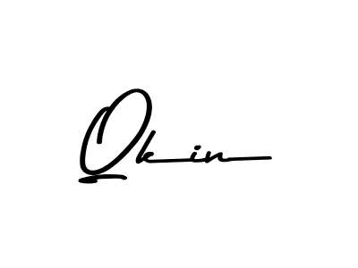 Once you've used our free online signature maker to create your best signature Asem Kandis PERSONAL USE style, it's time to enjoy all of the benefits that Qkin name signing documents. Qkin signature style 9 images and pictures png