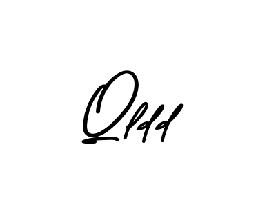 Qldd stylish signature style. Best Handwritten Sign (Asem Kandis PERSONAL USE) for my name. Handwritten Signature Collection Ideas for my name Qldd. Qldd signature style 9 images and pictures png