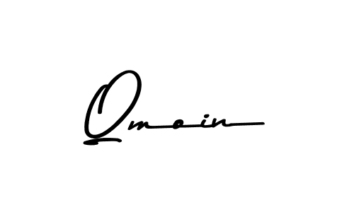 Use a signature maker to create a handwritten signature online. With this signature software, you can design (Asem Kandis PERSONAL USE) your own signature for name Qmoin. Qmoin signature style 9 images and pictures png