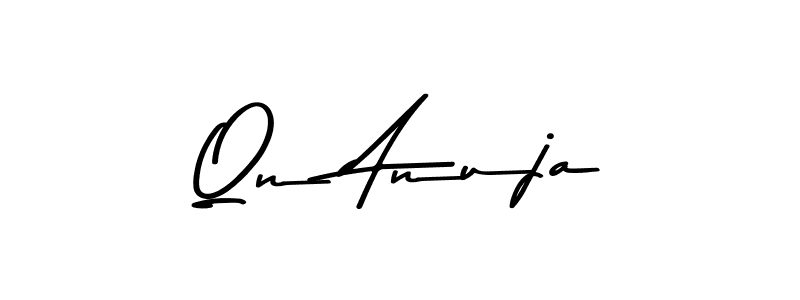 Use a signature maker to create a handwritten signature online. With this signature software, you can design (Asem Kandis PERSONAL USE) your own signature for name Qn Anuja. Qn Anuja signature style 9 images and pictures png