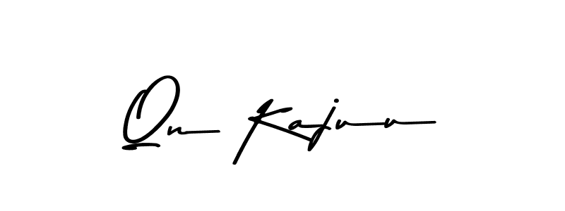 Design your own signature with our free online signature maker. With this signature software, you can create a handwritten (Asem Kandis PERSONAL USE) signature for name Qn Kajuu. Qn Kajuu signature style 9 images and pictures png