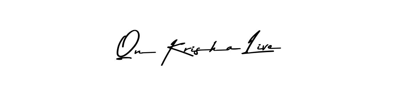 if you are searching for the best signature style for your name Qn Krisha Live. so please give up your signature search. here we have designed multiple signature styles  using Asem Kandis PERSONAL USE. Qn Krisha Live signature style 9 images and pictures png