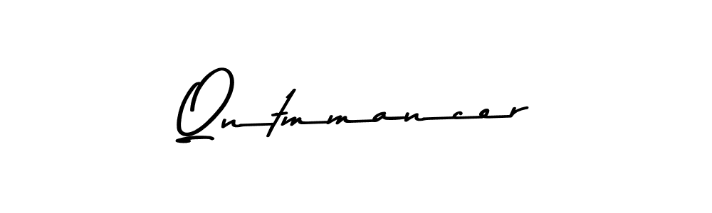 Make a beautiful signature design for name Qntmmancer. With this signature (Asem Kandis PERSONAL USE) style, you can create a handwritten signature for free. Qntmmancer signature style 9 images and pictures png