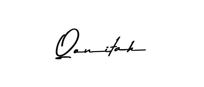 Make a beautiful signature design for name Qonitah. Use this online signature maker to create a handwritten signature for free. Qonitah signature style 9 images and pictures png
