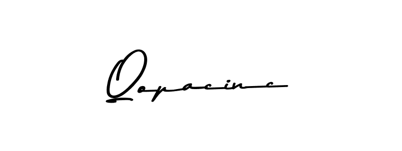 How to Draw Qopacinc signature style? Asem Kandis PERSONAL USE is a latest design signature styles for name Qopacinc. Qopacinc signature style 9 images and pictures png