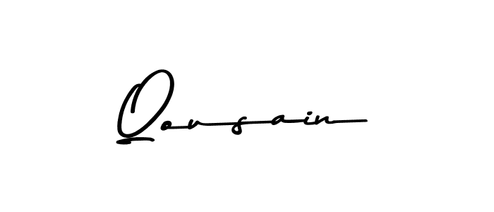 How to make Qousain signature? Asem Kandis PERSONAL USE is a professional autograph style. Create handwritten signature for Qousain name. Qousain signature style 9 images and pictures png