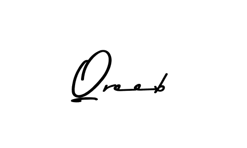 How to make Qreeb signature? Asem Kandis PERSONAL USE is a professional autograph style. Create handwritten signature for Qreeb name. Qreeb signature style 9 images and pictures png