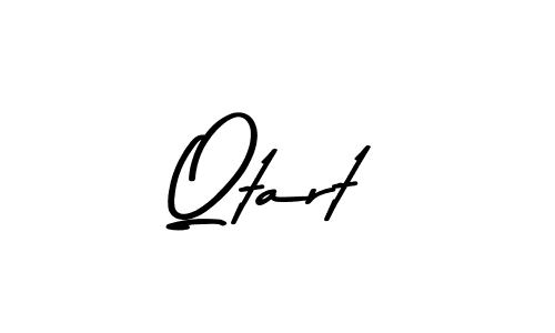 Qtart stylish signature style. Best Handwritten Sign (Asem Kandis PERSONAL USE) for my name. Handwritten Signature Collection Ideas for my name Qtart. Qtart signature style 9 images and pictures png