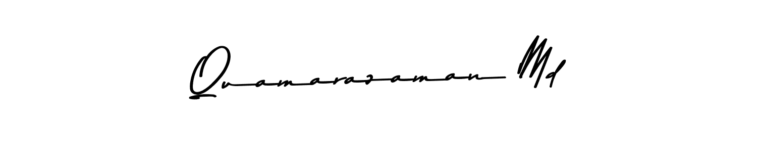How to Draw Quamarazaman Md signature style? Asem Kandis PERSONAL USE is a latest design signature styles for name Quamarazaman Md. Quamarazaman Md signature style 9 images and pictures png