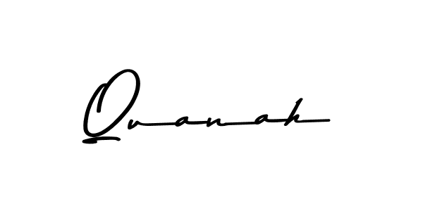 Use a signature maker to create a handwritten signature online. With this signature software, you can design (Asem Kandis PERSONAL USE) your own signature for name Quanah. Quanah signature style 9 images and pictures png