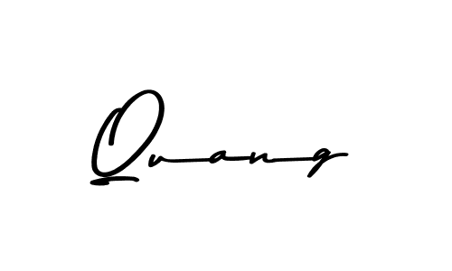 How to make Quang name signature. Use Asem Kandis PERSONAL USE style for creating short signs online. This is the latest handwritten sign. Quang signature style 9 images and pictures png