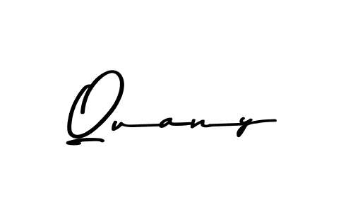 The best way (Asem Kandis PERSONAL USE) to make a short signature is to pick only two or three words in your name. The name Quany include a total of six letters. For converting this name. Quany signature style 9 images and pictures png