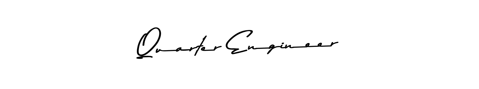 Quarter Engineer stylish signature style. Best Handwritten Sign (Asem Kandis PERSONAL USE) for my name. Handwritten Signature Collection Ideas for my name Quarter Engineer. Quarter Engineer signature style 9 images and pictures png
