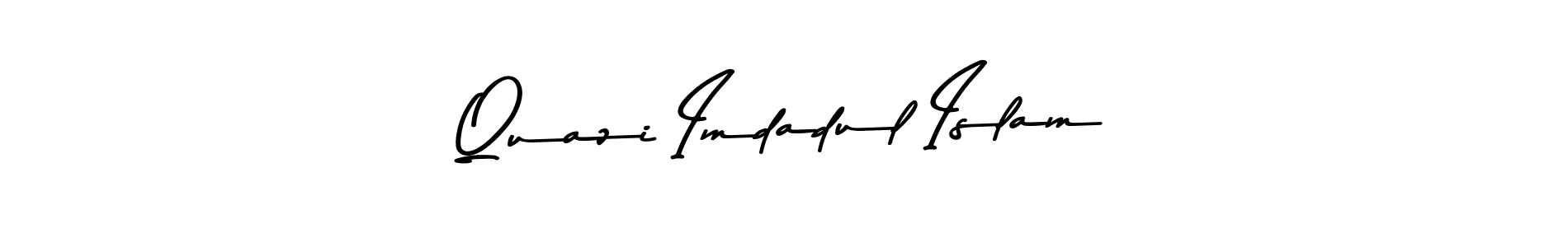 Design your own signature with our free online signature maker. With this signature software, you can create a handwritten (Asem Kandis PERSONAL USE) signature for name Quazi Imdadul Islam. Quazi Imdadul Islam signature style 9 images and pictures png