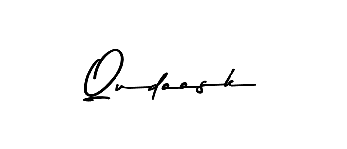 The best way (Asem Kandis PERSONAL USE) to make a short signature is to pick only two or three words in your name. The name Qudoosk include a total of six letters. For converting this name. Qudoosk signature style 9 images and pictures png