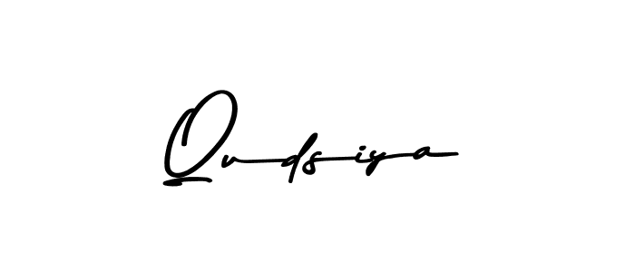 Qudsiya stylish signature style. Best Handwritten Sign (Asem Kandis PERSONAL USE) for my name. Handwritten Signature Collection Ideas for my name Qudsiya. Qudsiya signature style 9 images and pictures png