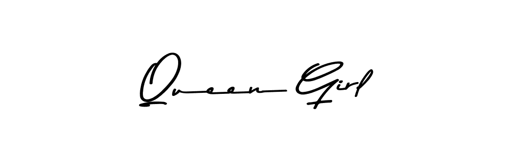 Make a beautiful signature design for name Queen Girl. With this signature (Asem Kandis PERSONAL USE) style, you can create a handwritten signature for free. Queen Girl signature style 9 images and pictures png