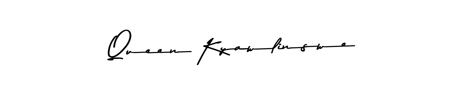 It looks lik you need a new signature style for name Queen Kyawlinswe. Design unique handwritten (Asem Kandis PERSONAL USE) signature with our free signature maker in just a few clicks. Queen Kyawlinswe signature style 9 images and pictures png