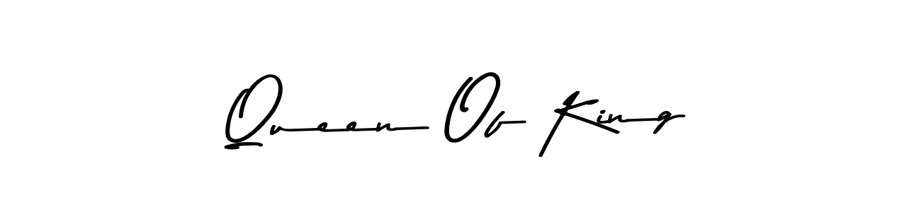 Also You can easily find your signature by using the search form. We will create Queen Of King name handwritten signature images for you free of cost using Asem Kandis PERSONAL USE sign style. Queen Of King signature style 9 images and pictures png