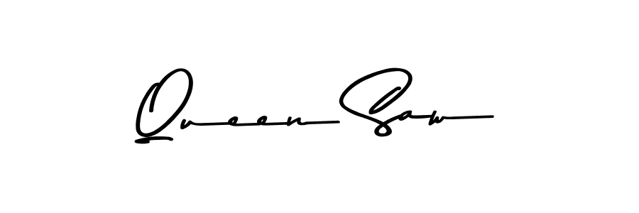 Make a beautiful signature design for name Queen Saw. Use this online signature maker to create a handwritten signature for free. Queen Saw signature style 9 images and pictures png