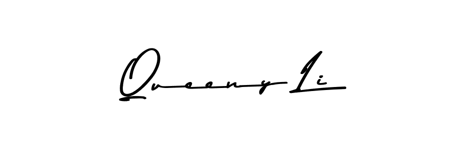 Use a signature maker to create a handwritten signature online. With this signature software, you can design (Asem Kandis PERSONAL USE) your own signature for name Queeny Li. Queeny Li signature style 9 images and pictures png