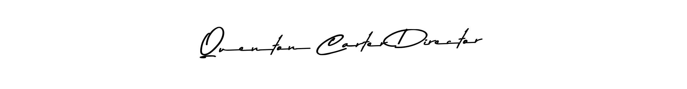 Create a beautiful signature design for name Quenton Carter Director. With this signature (Asem Kandis PERSONAL USE) fonts, you can make a handwritten signature for free. Quenton Carter Director signature style 9 images and pictures png
