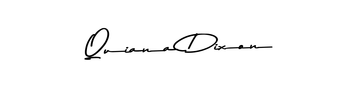 Create a beautiful signature design for name Quiana Dixon. With this signature (Asem Kandis PERSONAL USE) fonts, you can make a handwritten signature for free. Quiana Dixon signature style 9 images and pictures png