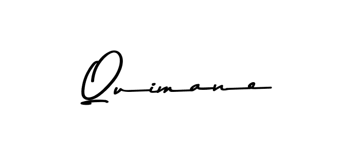 Design your own signature with our free online signature maker. With this signature software, you can create a handwritten (Asem Kandis PERSONAL USE) signature for name Quimane. Quimane signature style 9 images and pictures png