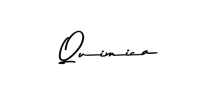 if you are searching for the best signature style for your name Quimica. so please give up your signature search. here we have designed multiple signature styles  using Asem Kandis PERSONAL USE. Quimica signature style 9 images and pictures png