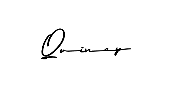 How to make Quincy name signature. Use Asem Kandis PERSONAL USE style for creating short signs online. This is the latest handwritten sign. Quincy signature style 9 images and pictures png