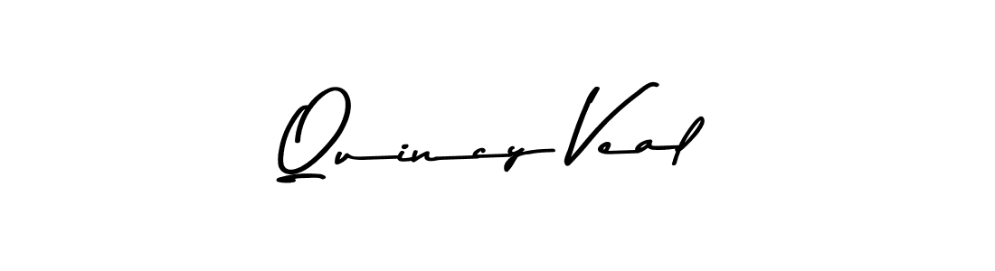 Similarly Asem Kandis PERSONAL USE is the best handwritten signature design. Signature creator online .You can use it as an online autograph creator for name Quincy Veal. Quincy Veal signature style 9 images and pictures png