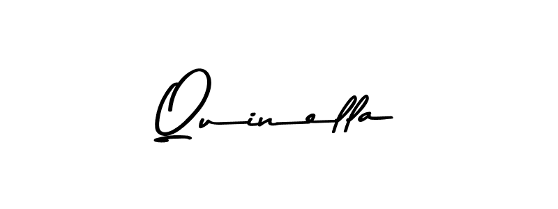 Make a beautiful signature design for name Quinella. With this signature (Asem Kandis PERSONAL USE) style, you can create a handwritten signature for free. Quinella signature style 9 images and pictures png
