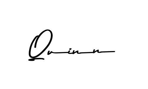 How to make Quinn name signature. Use Asem Kandis PERSONAL USE style for creating short signs online. This is the latest handwritten sign. Quinn signature style 9 images and pictures png