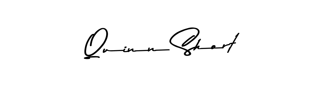 Make a beautiful signature design for name Quinn Short. With this signature (Asem Kandis PERSONAL USE) style, you can create a handwritten signature for free. Quinn Short signature style 9 images and pictures png