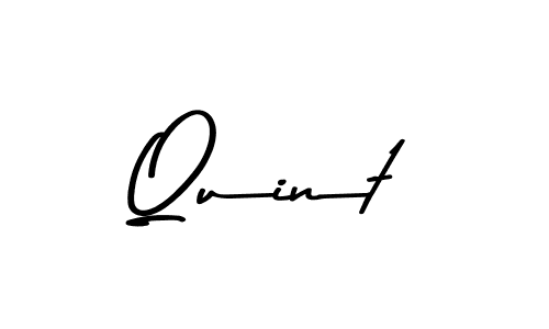 Use a signature maker to create a handwritten signature online. With this signature software, you can design (Asem Kandis PERSONAL USE) your own signature for name Quint. Quint signature style 9 images and pictures png