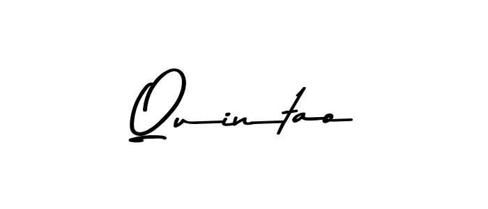 Design your own signature with our free online signature maker. With this signature software, you can create a handwritten (Asem Kandis PERSONAL USE) signature for name Quintao. Quintao signature style 9 images and pictures png