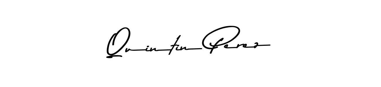 Quintin Perez stylish signature style. Best Handwritten Sign (Asem Kandis PERSONAL USE) for my name. Handwritten Signature Collection Ideas for my name Quintin Perez. Quintin Perez signature style 9 images and pictures png