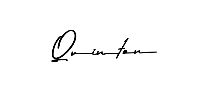 How to make Quinton name signature. Use Asem Kandis PERSONAL USE style for creating short signs online. This is the latest handwritten sign. Quinton signature style 9 images and pictures png