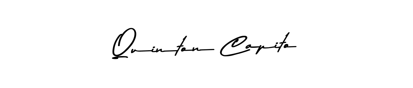 You should practise on your own different ways (Asem Kandis PERSONAL USE) to write your name (Quinton Capito) in signature. don't let someone else do it for you. Quinton Capito signature style 9 images and pictures png