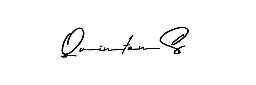 How to make Quinton S signature? Asem Kandis PERSONAL USE is a professional autograph style. Create handwritten signature for Quinton S name. Quinton S signature style 9 images and pictures png
