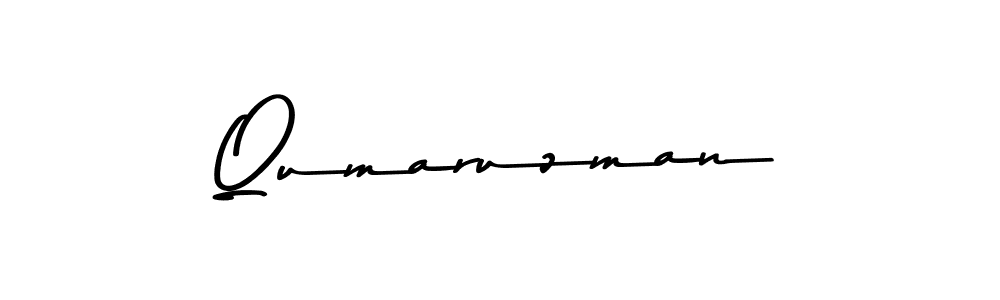 Qumaruzman stylish signature style. Best Handwritten Sign (Asem Kandis PERSONAL USE) for my name. Handwritten Signature Collection Ideas for my name Qumaruzman. Qumaruzman signature style 9 images and pictures png