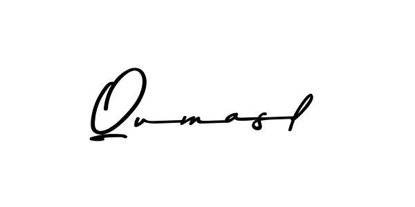 if you are searching for the best signature style for your name Qumasl. so please give up your signature search. here we have designed multiple signature styles  using Asem Kandis PERSONAL USE. Qumasl signature style 9 images and pictures png