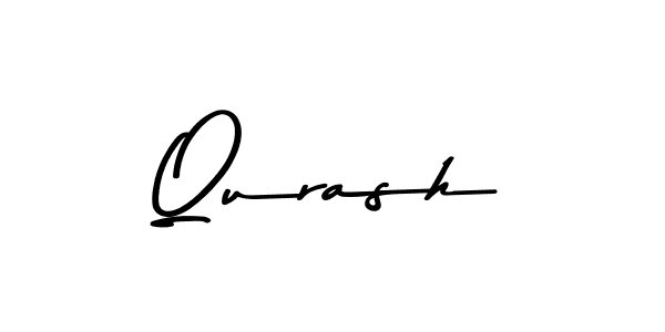 Design your own signature with our free online signature maker. With this signature software, you can create a handwritten (Asem Kandis PERSONAL USE) signature for name Qurash. Qurash signature style 9 images and pictures png