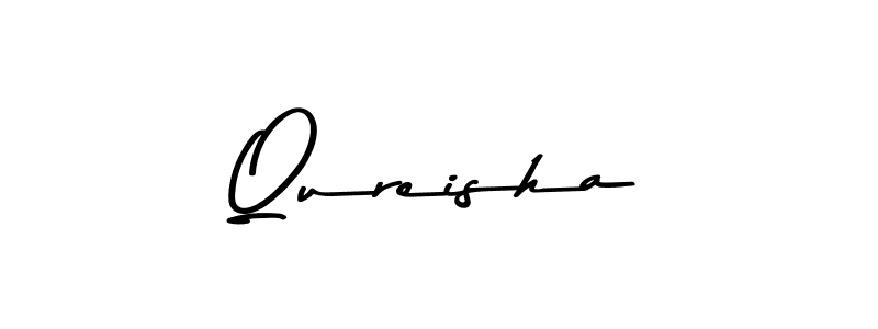 How to make Qureisha signature? Asem Kandis PERSONAL USE is a professional autograph style. Create handwritten signature for Qureisha name. Qureisha signature style 9 images and pictures png