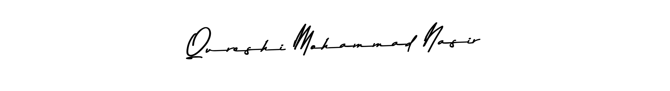 Make a beautiful signature design for name Qureshi Mohammad Nasir. Use this online signature maker to create a handwritten signature for free. Qureshi Mohammad Nasir signature style 9 images and pictures png